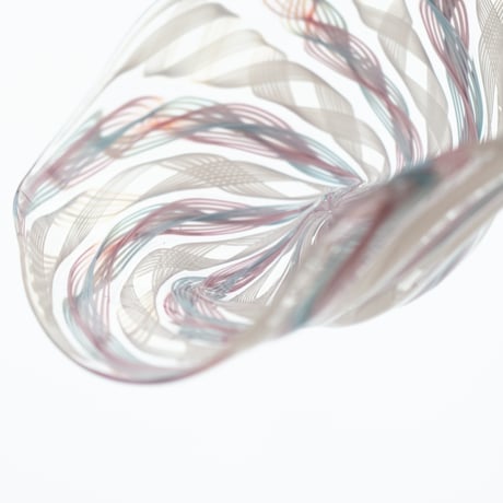 Murano｜filigree glass bowl φ10cm