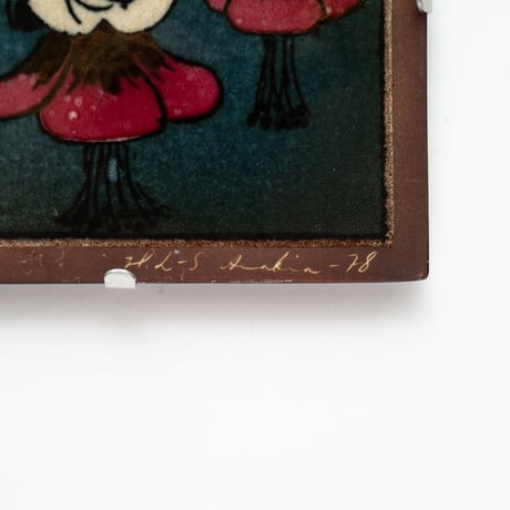 Arabia｜Helja｜wall plate｜fuchsia