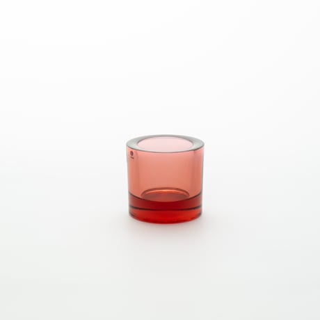 Iittala｜Kivi｜candle holder｜red garnet