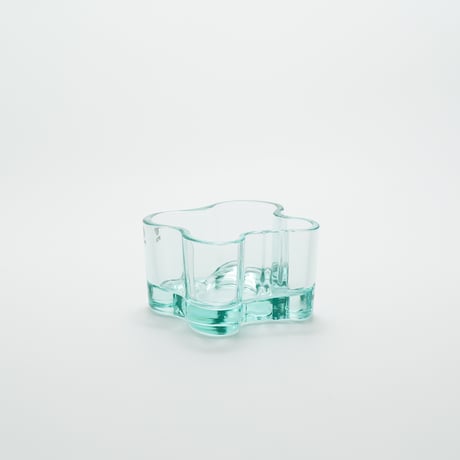 Iittala｜Aalto Collection｜candle holder H55mm｜water green