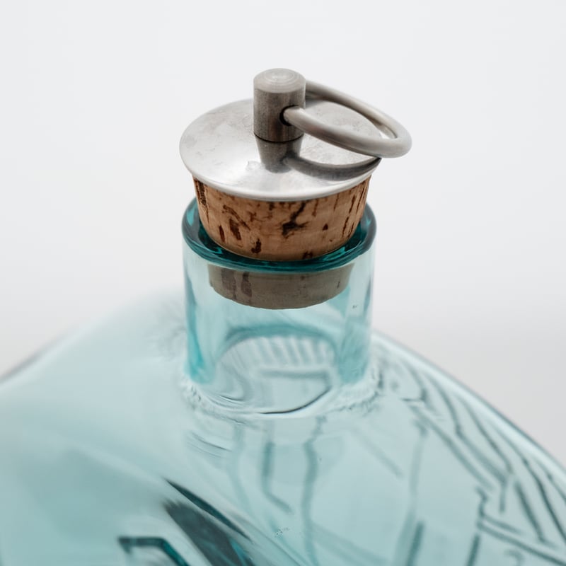 Nuutajarvi｜200th Anniversary bottle｜light blue ...