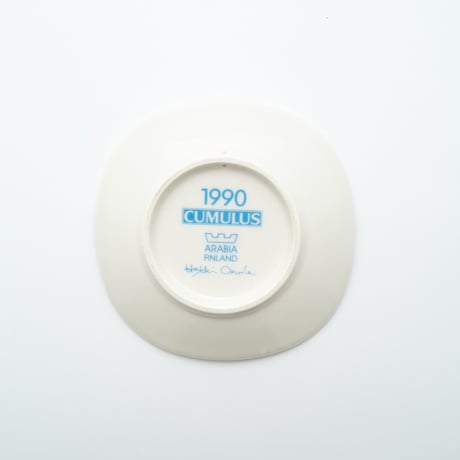 Arabia｜Cumulus｜wall plate｜1990｜pot