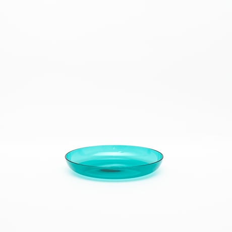 Nuutajarvi｜1202｜plate φ12.9cm｜turquoise