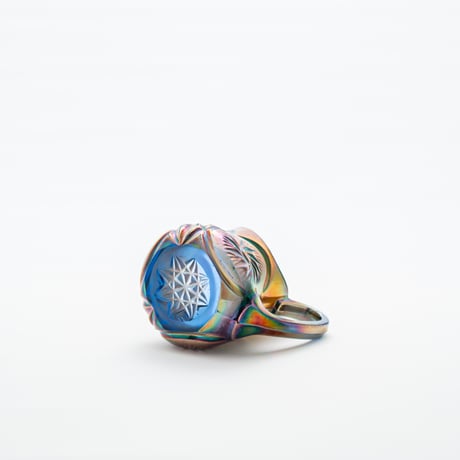 Riihimaki｜Carneval glass｜creamer φ7.4cm