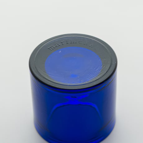 Iittala｜Kivi｜candle holder｜cobalt blue
