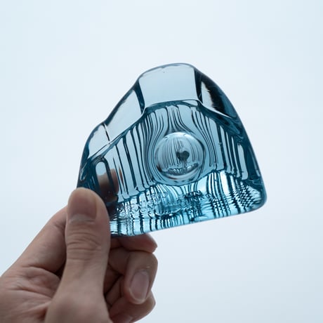 Iittala｜glass paperweight｜Midnight sun｜S｜1