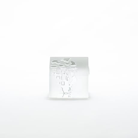 Iittala｜Village｜glass object｜1988｜ Wooden house