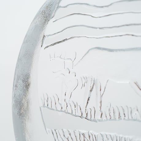 Iittala｜Poro｜glass object｜reindeer