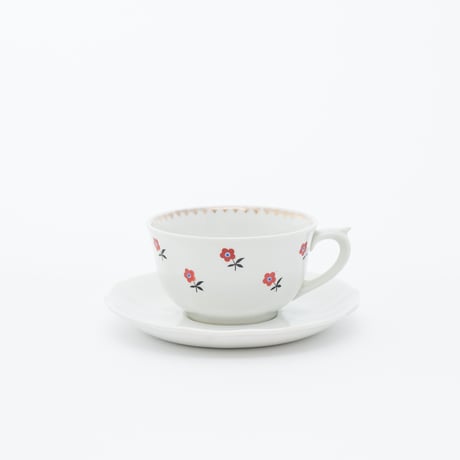 Arabia｜AS model｜cup φ10.6cm｜red flowers