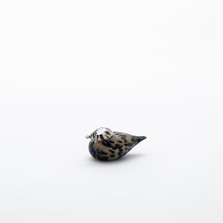 Iittala｜Birds by Toikka｜Small Goldcrest｜spotted smoke/black
