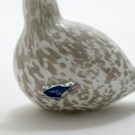 Nuutajarvi / Iittala｜Birds by Toikka｜Willow grouse｜2