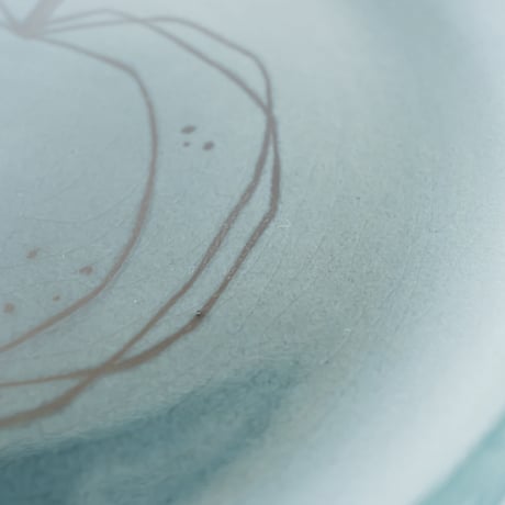 Arabia｜Graffito (ｸﾞﾗﾌｨｰﾄ)｜plate φ20cm｜apple｜①