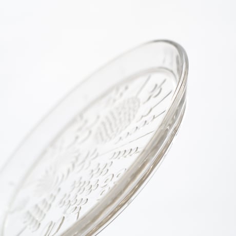 Nuutajarvi｜Flora ｜plate φ17cm｜clear｜1