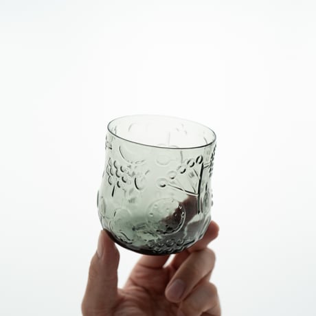 Nuutajarvi｜Frutta｜glass φ6.9cm｜grey