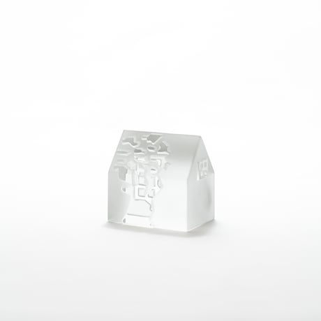 Iittala｜Village｜glass object｜1988｜ Wooden house