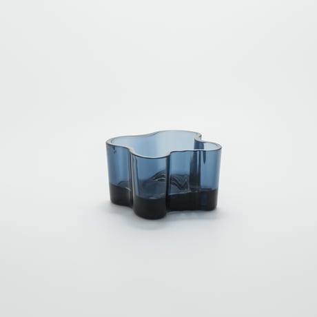 Iittala｜Aalto Collection｜candle holder H55mm｜blueberry blue