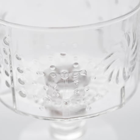 Nuutajarvi｜Flora｜bowl φ8cm｜clear