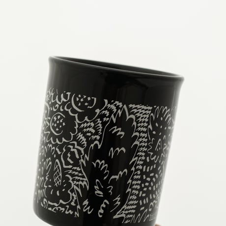 Marimekko｜mug φ8cm｜black