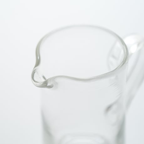 Riihimaki｜glass pitcher H8.8cm