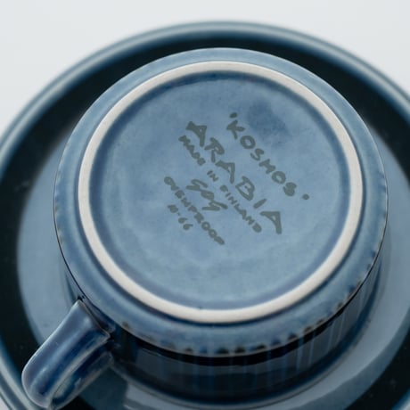 Arabia｜Blue Kosmos｜cup φ10cm｜4