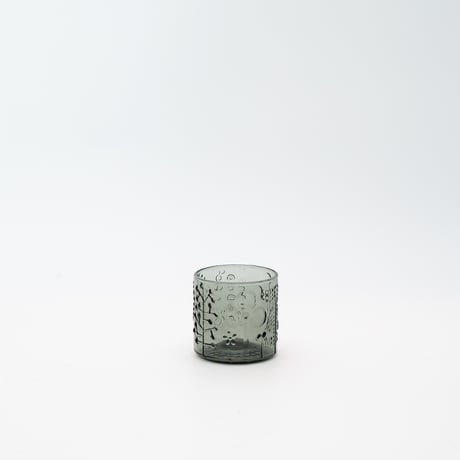 Nuutajarvi｜Flora ｜shot glass φ5.2cm｜grey
