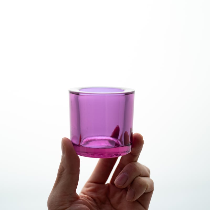 Iittala｜Kivi｜candle holder｜amethyst | lumikka shop