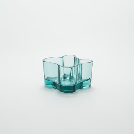 Iittala｜Aalto Collection｜candle holder H55mm｜mixed color(sea blue)
