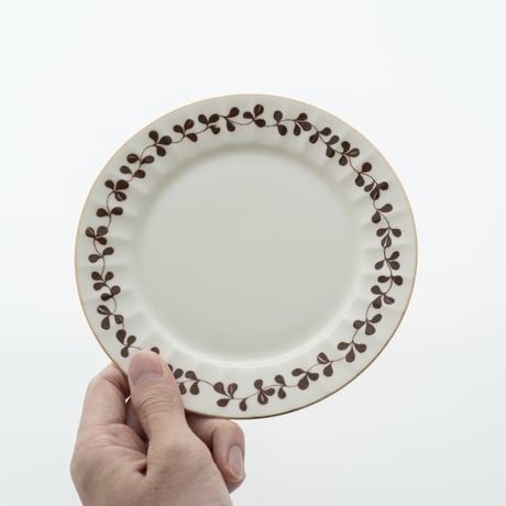Arabia｜Vanamo｜plate φ17.5cm｜brown