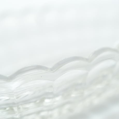 Kauklahti｜oval plate / bowl 20cm｜clear