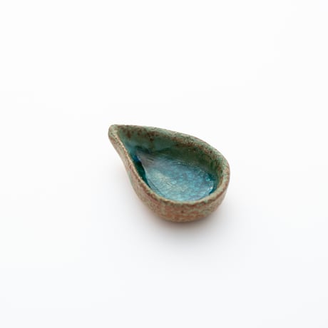 Finland｜small pottery plate｜curved