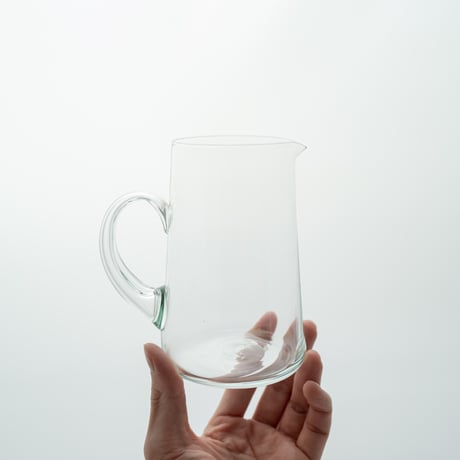 Riihimaki｜1267｜glass pitcher H14cm