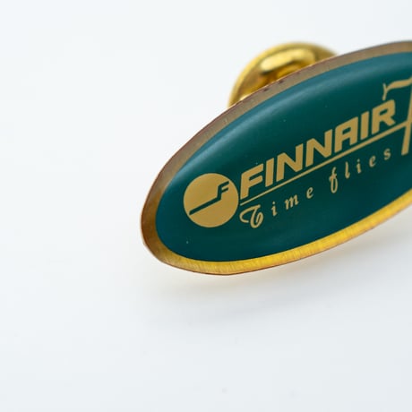 Finnair｜pin badge｜75 time flies