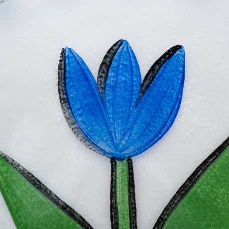 KostaBoda｜Tulipa｜plate 19cm｜blue｜2