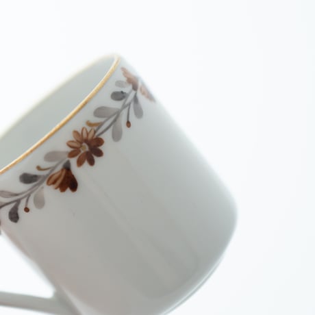 Arabia｜OC model｜cup φ5.5cm｜brown flower