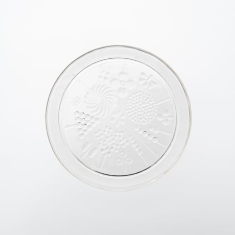Nuutajarvi｜Flora ｜plate φ17cm｜clear｜1