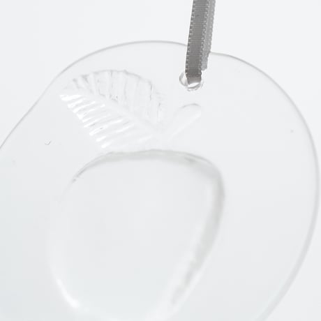 Nuutajarvi｜glass ornament｜apple｜5