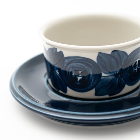 Arabia｜Anemone｜cup φ10cm｜blue｜2
