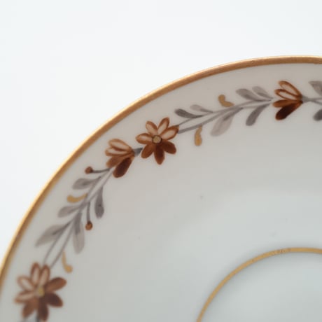 Arabia｜OC model｜cup φ5.5cm｜brown flower