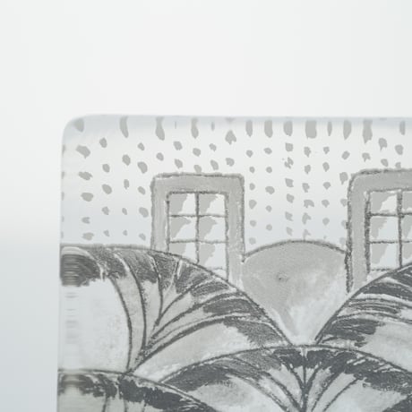Arabia｜Helja｜glass card｜Lumikukkia｜S