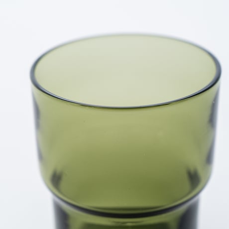 Nuutajärvi｜1718｜mini glass φ4cm｜olive