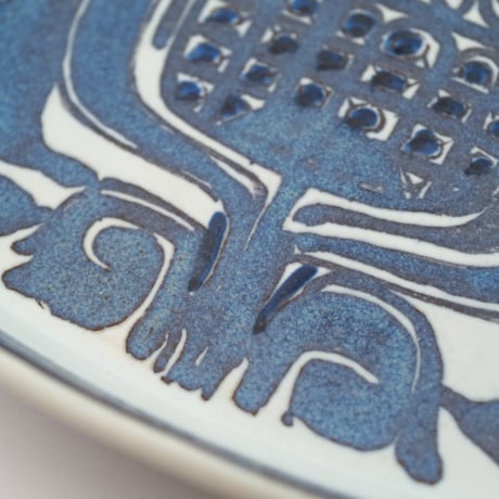 Royal Copenhagen｜Baca｜plate 17cm｜blue