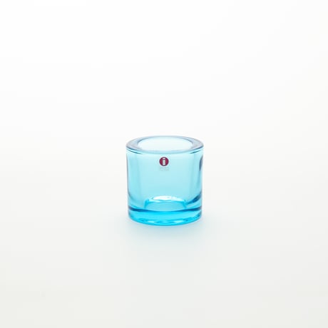 Iittala｜Kivi｜candle holder｜old light blue