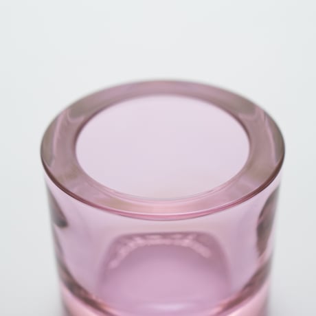 Iittala｜Kivi｜candle holder｜sweet pink