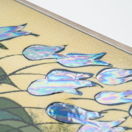 Arabia｜Helja｜wall plate｜blue Lilies
