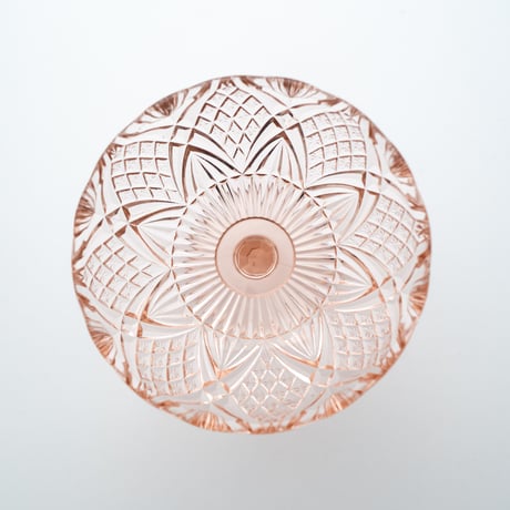 sugar bowl φ12.6cm｜pink