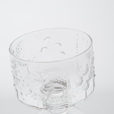 Nuutajarvi｜Flora｜bowl φ8cm｜clear