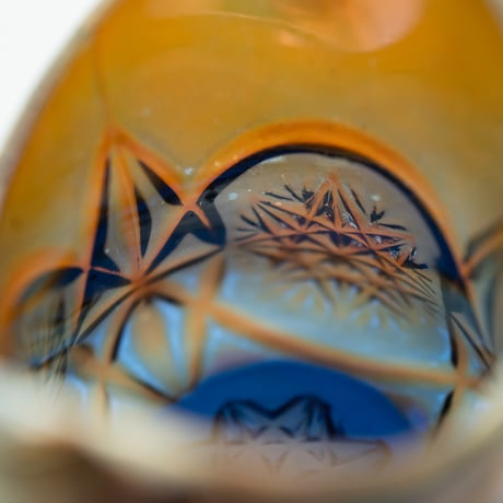 Riihimaki｜Carneval glass｜creamer φ7.4cm