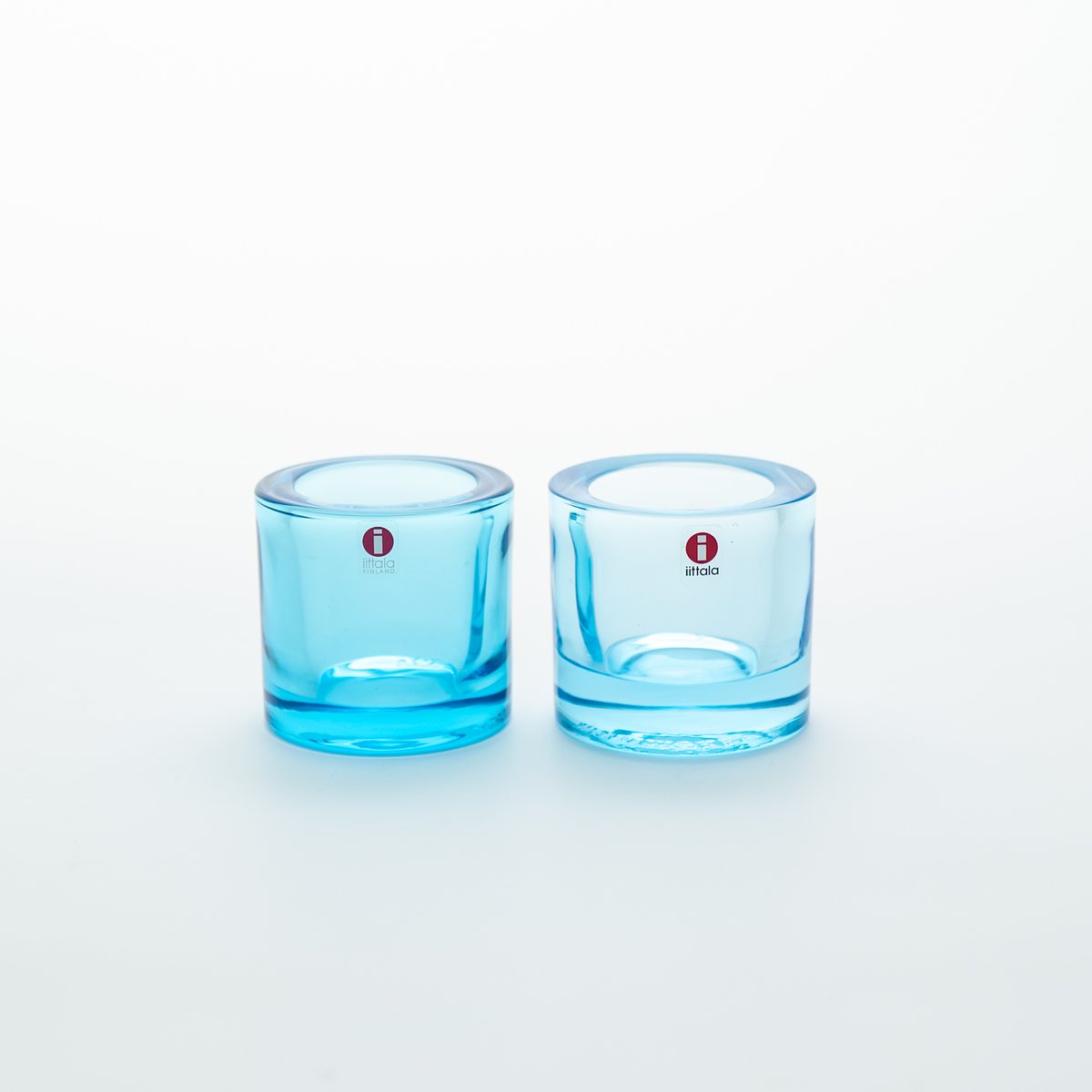 Iittala｜Kivi｜candle holder｜old light blue | lum