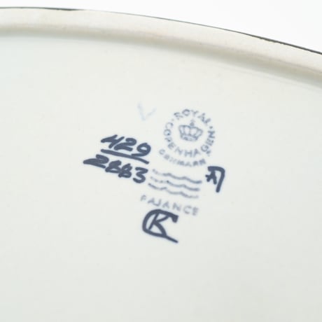 Royal Copenhagen｜Baca｜plate 17cm｜blue