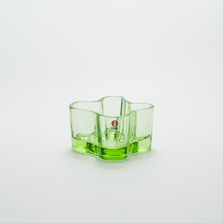 Iittala｜Aalto Collection｜candle holder H55mm｜apple green
